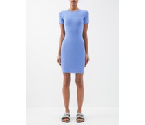 Car Ribbed Organic-cotton Jersey Dress