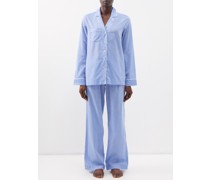 Amalfi Cotton-poplin Pyjamas