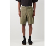 Baggy Organic-cotton Twill Army Shorts