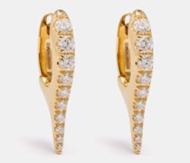 Lola Needle Diamond & 18kt Gold Earrings