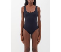 Palm Springs Scalloped-edged Swimsuit