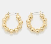 Maremma 14kt Gold-plated Hoop Earrings