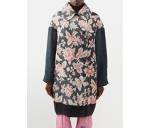 Cocoon 19th-century Floral Cotton Coat