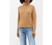 Leona Ribbed-knit Wool Roll-neck Sweater