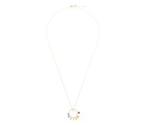 Chakras Diamond, Sapphire & 18kt Gold Necklace