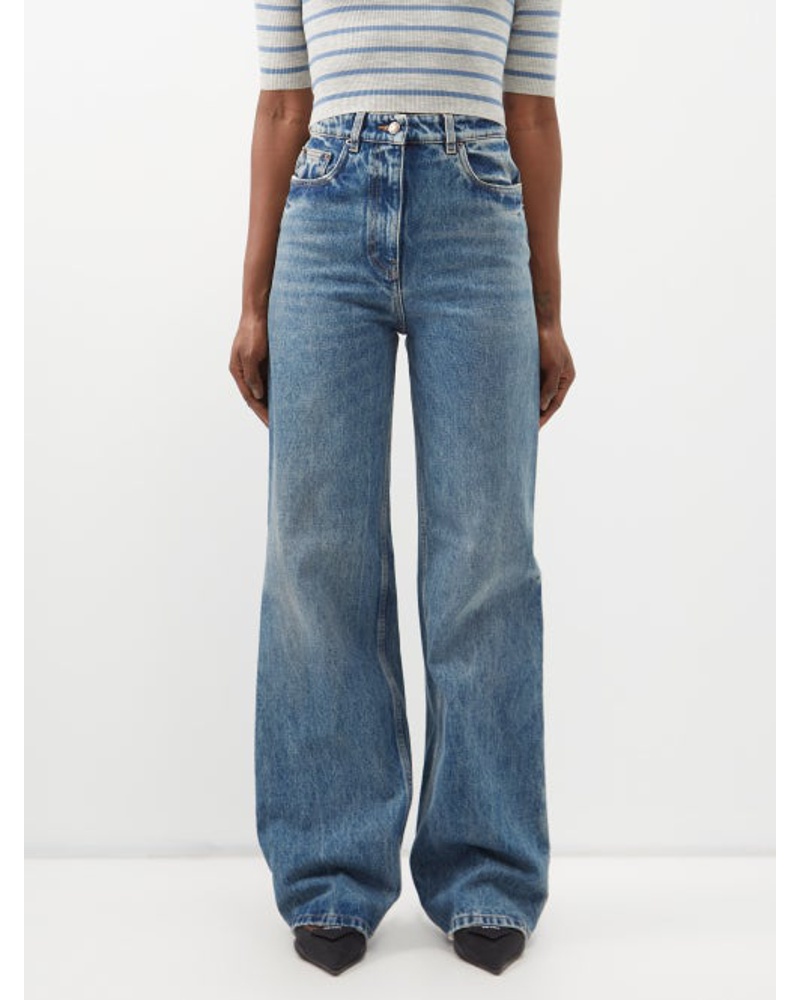 Prada Damen High-rise Straight-leg Jeans