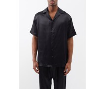 Otto Silk-satin Shirt