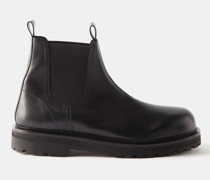 Tread-sole Leather Chelsea Boots