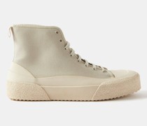 Canvas High-top Trainers