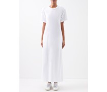 Recycled-yarn Relaxed-fit Jersey T-shirt Dress