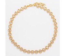 Sweetheart Crystal & 18kt Gold-plated Necklace