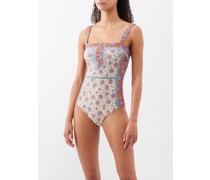 Clementine Zoe Floral-print Swimsuit