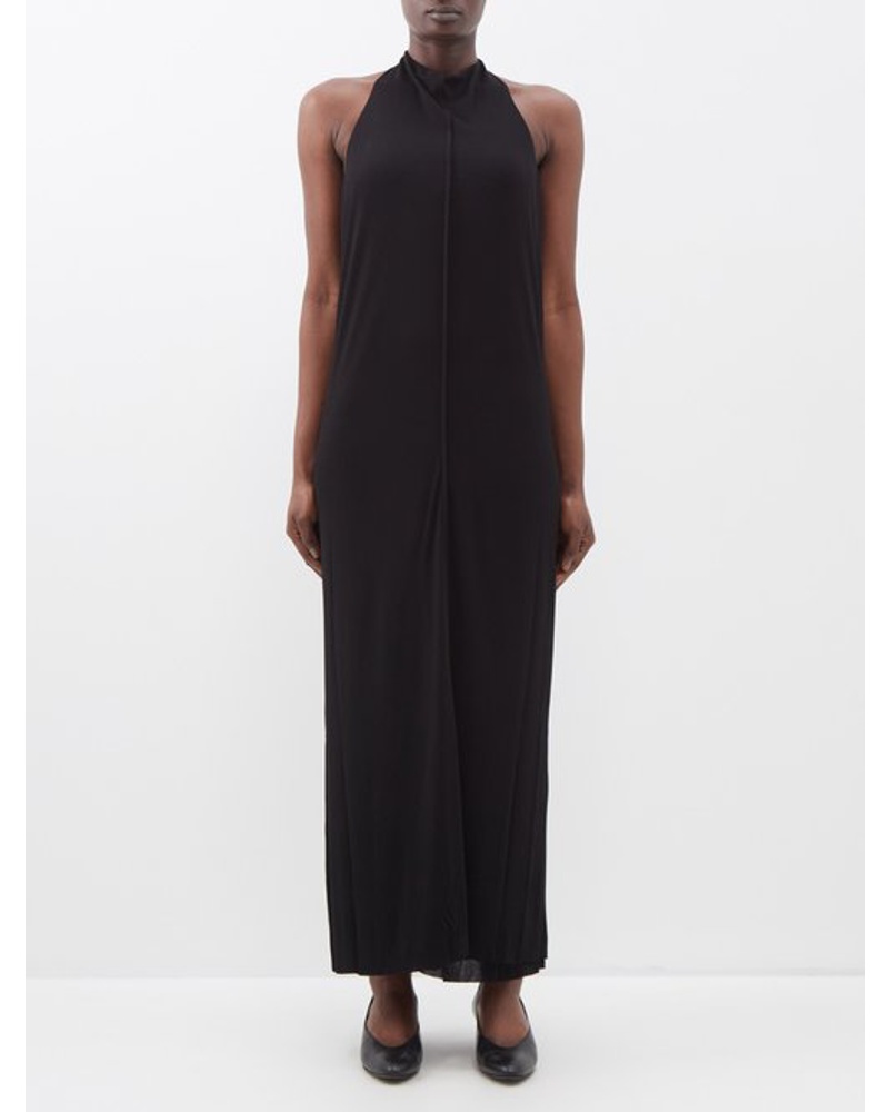The Row Damen Brynlee Backless Halterneck Jersey Dress