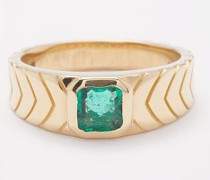 Emerald & 14kt Gold Ring