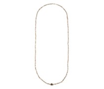 Onyx & 14kt Gold Beaded Necklace