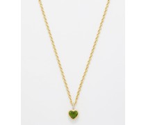 Love Diamond, Tourmaline & 18kt Gold Necklace