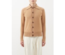 Nino Leather-button Wool Cardigan
