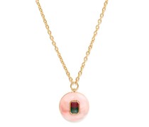 Lollipop Tourmaline, Opal & 14kt Gold Necklace