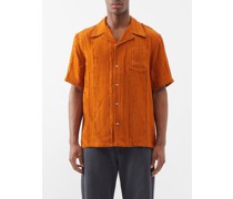 Dalian Slubbed-striped Shirt