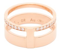 Berbere Module Diamond & 18kt Rose-gold Ring