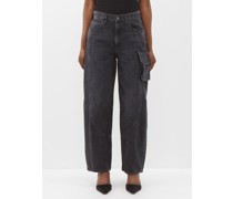 Cass Cargo-pocket Wide-leg Jeans
