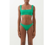 Xandra Crinkle-knit Bikini