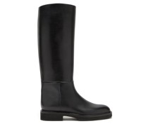 Derby Leather Knee-high Boots