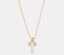 Madda 14kt Gold-plated Cross Necklace