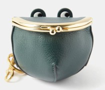 Frog Frame Leather Coinpurse Key Ring