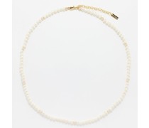 Louis Pearl & 14kt Gold-plated Necklace