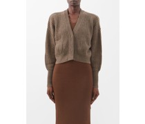 Monaco Organic-cashmere Cropped Cardigan
