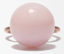Gumball Opal & 18kt Rose-gold Ring