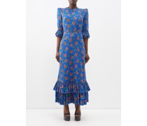 The Cinderella Floral-print Cotton Maxi Dress