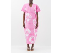 No.381 Tie-dyed Cotton Kaftan