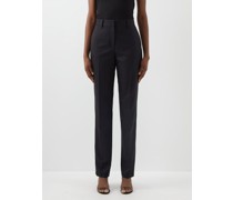 Pantalon de costume droit en laine