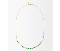 Maverick Riviera Emerald & 18kt Gold Necklace