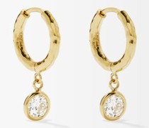 Charmed Gabby Micro Diamond & 18kt Gold Earrings