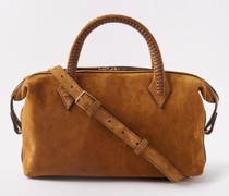 Perriand City Small Suede Top Handle Bag