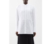 Tiago Cotton-poplin Tuxedo Shirt