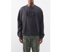 Varsity Logo-print Cotton-jersey Sweatshirt