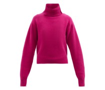No.188 Happy Roll-neck Stretch-cashmere Sweater
