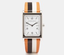 Daybreak Spinel, Leather & Stainless-steel Watch
