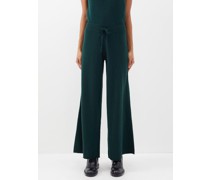 Sierra Wide-leg Cashmere Trousers