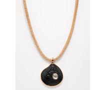 Venus Diamond, Onyx & 18kt Gold Charm