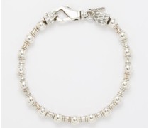 Beaded Sterling Silver Bracelet