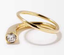 Grande Crescendo Diamond & 18kt Gold Ring