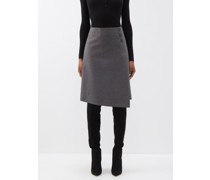 The Audrey Houndstooth-check Midi Skirt