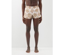 Poly Floral-print Swim Shorts