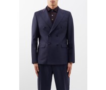 Raphael Double-breasted Wool Suit Jacket