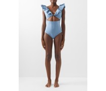 Ixora Ruffled Cutout Swimsuit